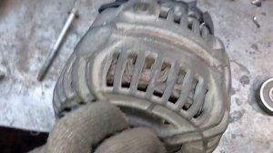 Альмера g15. Устранение гула (часть 3). Ремонт генератора.