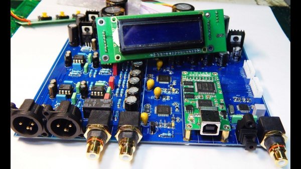 ЦАП DAC AK4497 Х2 Dual Mono Плата