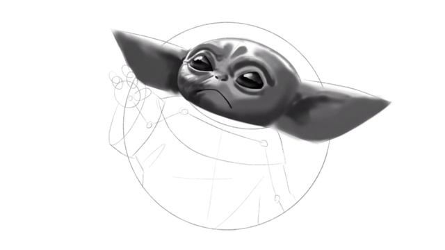 How to Draw Baby Yoda | Daily Drawing Tutorial смотреть онлайн