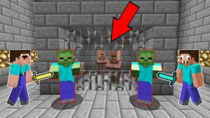 НУБ И ПРО СПАСАЮТ ЖИТЕЛЕЙ ИЗ ТЮРЬМЫ В МАЙНКРАФТ ! ПРОФЕССИОНАЛ ПРОТИВ ТРОЛЛИНГ ЛОВУШКА MINECRAFT