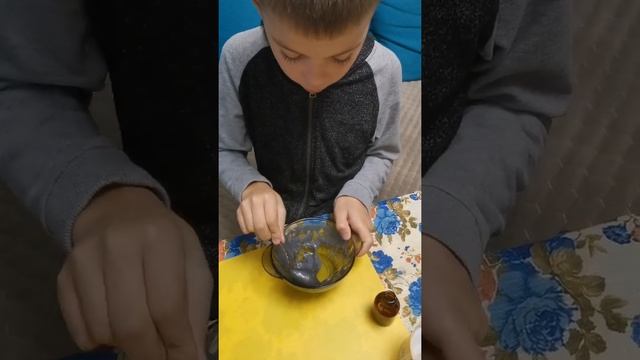 Делаем СЛАЙМ БЕЗ КЛЕЯ!!! смотреть онлайн