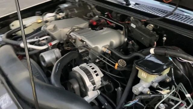 1991 GMC Syclone Engine Bay Running