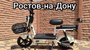 Мопед электро Sky Way 500w 12ah (батарея-кейс) полный обзор