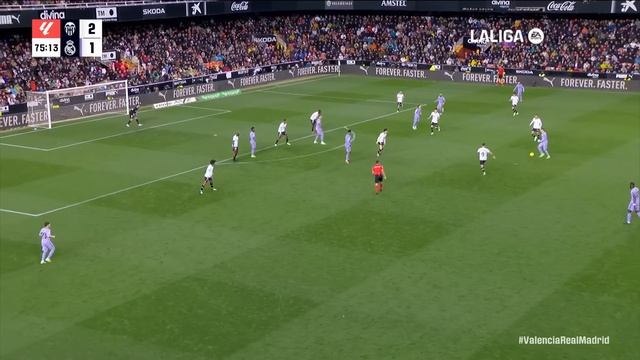 VALENCIA CF 2 - 2 REAL MADRID | RESUMEN LALIGA EA SPORTS смотреть онлайн