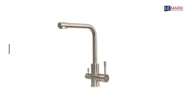 Смеситель для кухни с подключением к фильтру с питьевой водой LEMARK EXPERT LM5060S смотреть онлайн