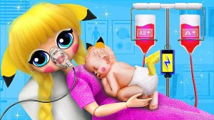 Семья Пикачу и Чармелеона! 32 идеи для ЛОЛ ОМГ