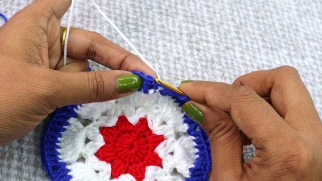 Wow!Crochet Pillow Cover,Shofa Throw,Blankets 👉Step by Step for beginners❤️Snowflake Granny Square🌸 смотреть онлайн