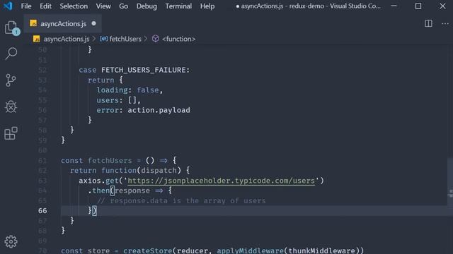 React Redux Tutorials - 13 - Redux Thunk Middleware смотреть онлайн