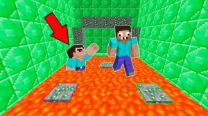 НУБ И ПРО ПРОХОДЯТ ИСПЫТАНИЯ ИЗ ИЗУМРУДОВ В МАЙНКРАФТ ! ПРОФЕССИОНАЛ ПРОТИВ ТРОЛЛИНГ 100% ЛОВУШКА