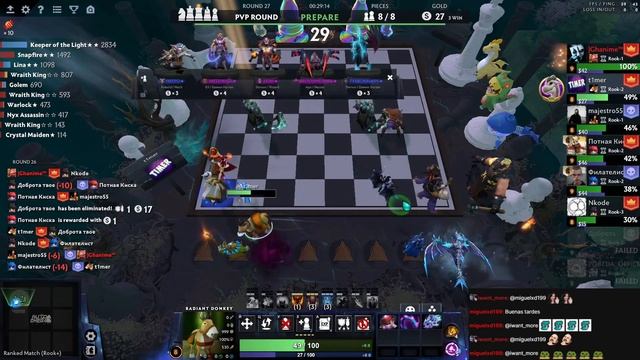 Dota Auto Chess T3 WK - сломаный 9 андед + имба юнит, просто выживи 20 секунд в файте. ROOK LOBBY. смотреть онлайн