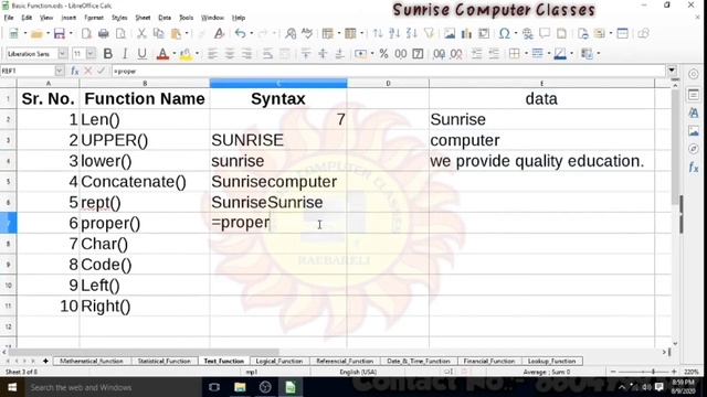 Text Function in LibreOffice Calc. || Sunrise Computer смотреть онлайн