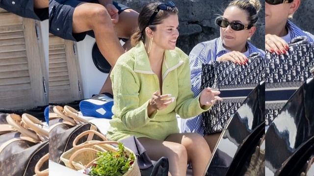Selena Gomez Goes On A Boat Adventure With Producer Andrea Iervolino in Italy смотреть онлайн