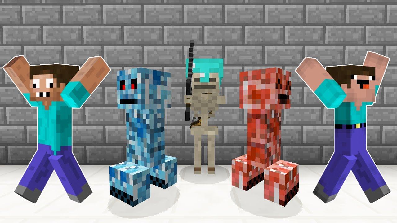 НУБ И ПРО НАШЛИ НОВЫХ ЗЛЫХ МОНСТРОВ В МАЙНКРАФТ ! ПРОФЕССИОНАЛ ПРОТИВ ТРОЛЛИНГ ЛОВУШКА MINECRAFT смотреть онлайн