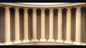 Футаж Колонны в греческом стиле