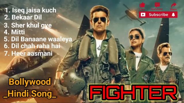 Hindi Bollywood Song..🎶 2024 || Fighter Movie Song || Iseq Jaisa Kuch Song..🎶