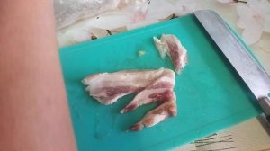 Солёное сало вакуумном пакете.Сухой посол Сало  мягкое получается.