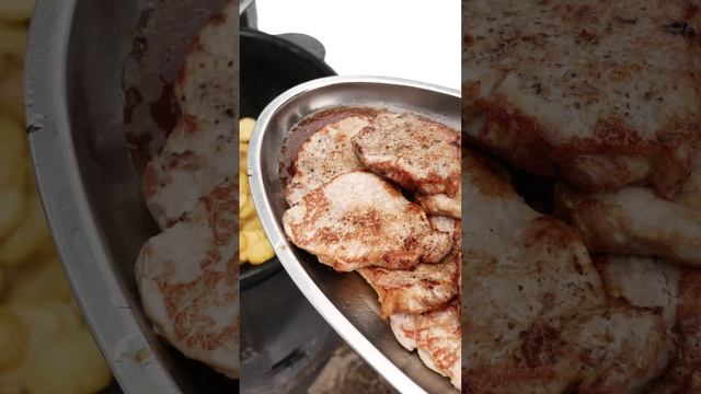 Мясо по-французски в казане на костре смотреть онлайн