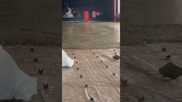 Промышленные полы толщиною 200мм #москва #стяжка #промполы смотреть онлайн