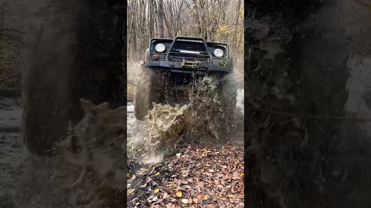 Как не нужно делать на УАЗе! Военные мосты, резина «белки» 100% блокировки! #skrdoffroad #offroad смотреть онлайн