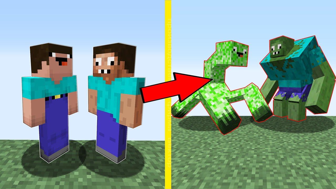 ПРОФЕССИОНАЛ ПРЕВРАТИЛ НУБА В КРИПЕРА МУТАНТА МАЙНКРАФТ ! ПРО ПРОТИВ ТРОЛЛИНГ ЭКСПЕРИМЕНТ MINECRAFT смотреть онлайн