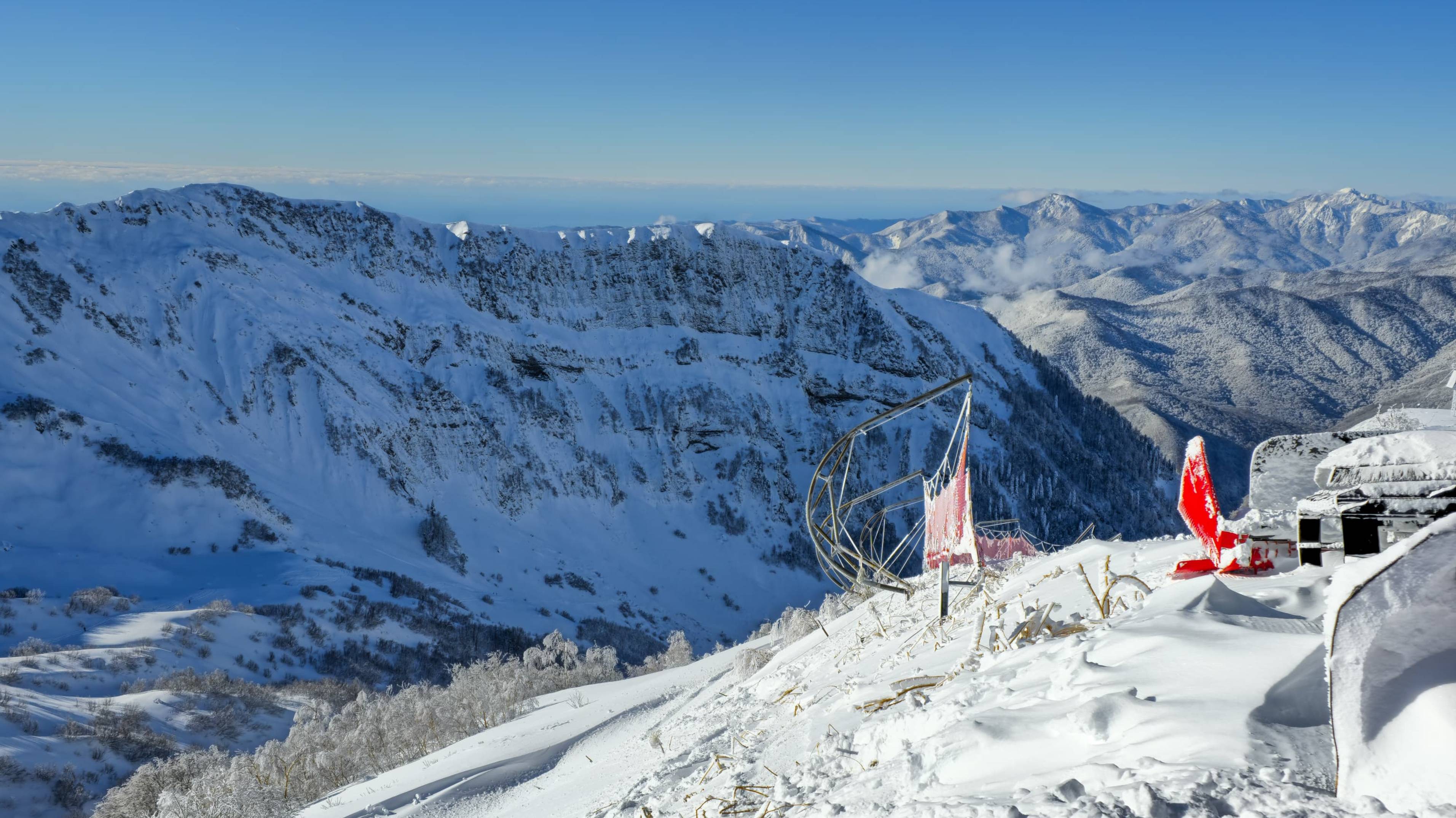 зима в красной поляне