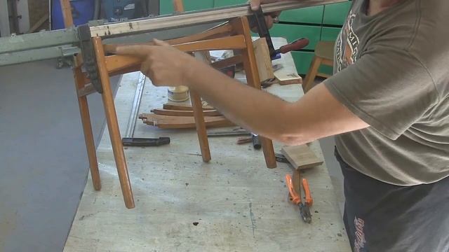 Бюджетный ремонт стульев. Chair fixing. смотреть онлайн