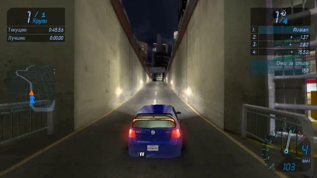 Need For Speed Underground Быстрые гонки СПРИНТ Defender Game Master G2 как USB gamepad смотреть онлайн