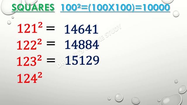 Square Of A Number From 101 To 150 | Squares Of 101 To 150 | 101 To 150 Squares | смотреть онлайн