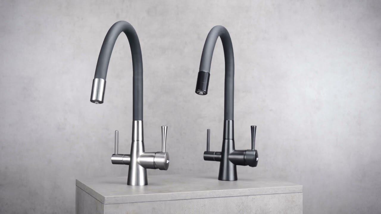 Смесители для кухни с подключением к фильтру с питьевой водой COMFORT LEMARK LM3075BL, LM3075BN смотреть онлайн