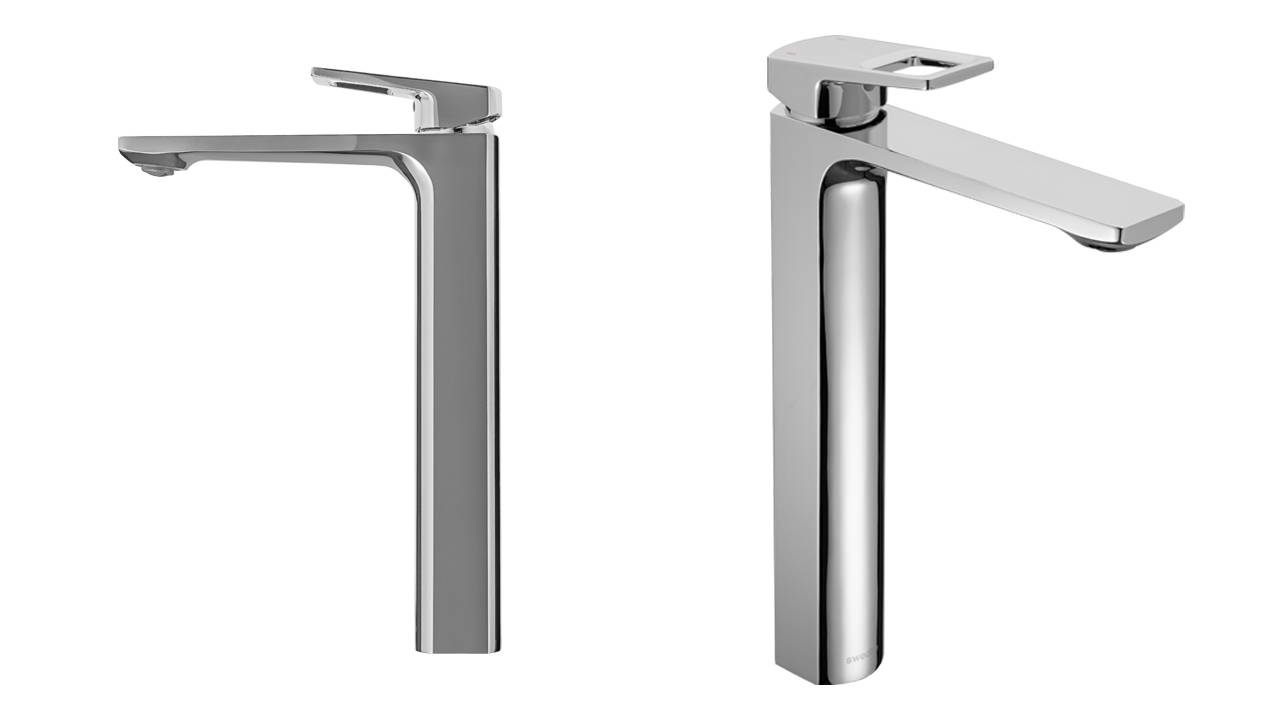 Распаковка высокого смесителя для раковины Swedbe Kronos 2015 смотреть онлайн