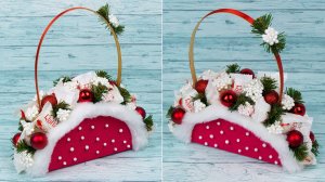 Простая идея: Подарки и поделки на Новый Год. Сумочка из конфет своими руками.