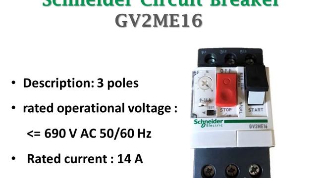 100% original made in thailand GV2ME16 3P 9~14 A Schneider TeSys Motor Circuit Breaker смотреть онлайн