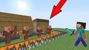 КАК ПРОФЕССИОНАЛУ ПОПАСТЬ В ЭТУ ДЕРЕВНЮ ЛОВУШКУ В МАЙНКРАФТ ? ПРО ПРОТИВ ЗЛЫЕ ЖИТЕЛИ В MINECRAFT !