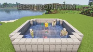 Лучшая ферма железа! Minecraft!