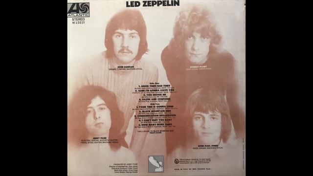 Led Zeppelin - Led Zeppelin I (Vinyl Rip - Italian Press 1975) Rare Vinyl [HQ]