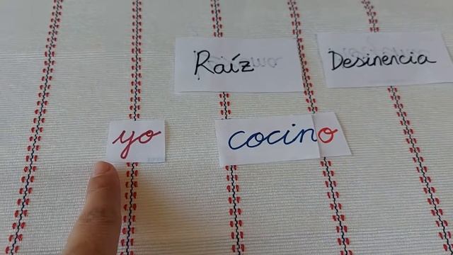 Lexema y morfema. Gramática inspiración Montessori. смотреть онлайн