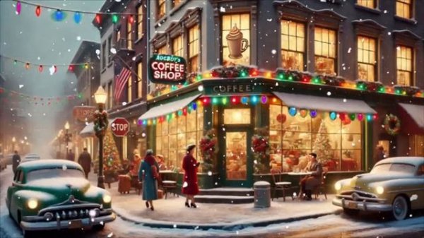 Cozy-1950-s-Coffee-Shop-At-Christmas-Time-Classic-Christmas-