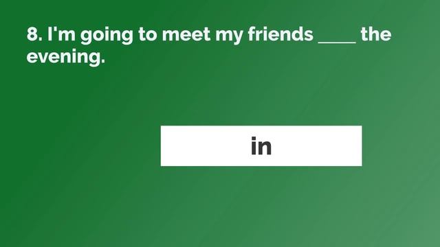 Test Your English! Prepositions Of Time - QUIZ
