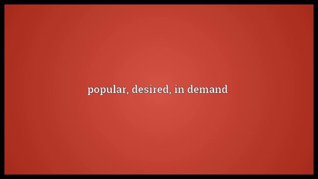 Sought-after Meaning смотреть онлайн