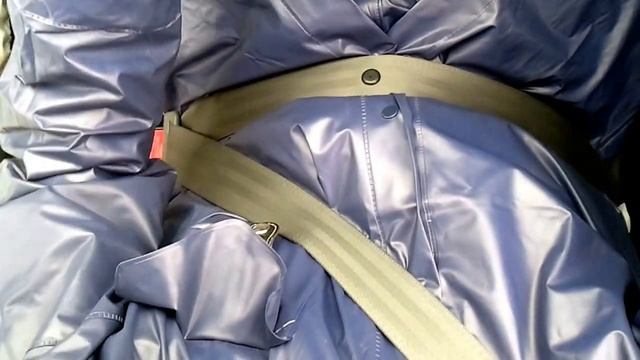 Indigo navy bule PVC shiny Rain suit with rubber glove drive 7 смотреть онлайн