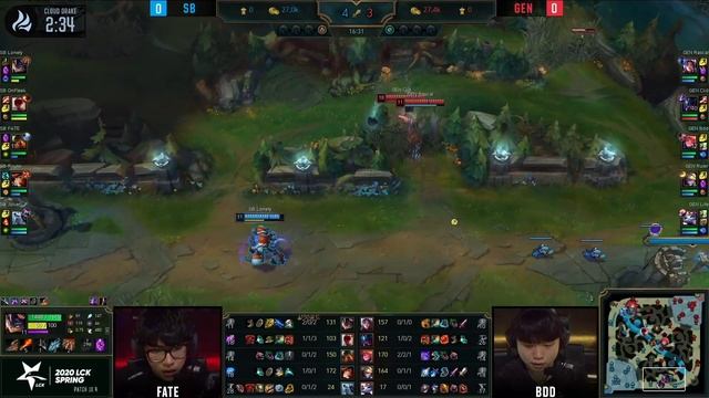 SB vs. GEN игра 1 Must See | Week 5 LCK Spring 2020 | ЛЦК Чемпионат Кореи | GEN.G SandBox Gaming смотреть онлайн