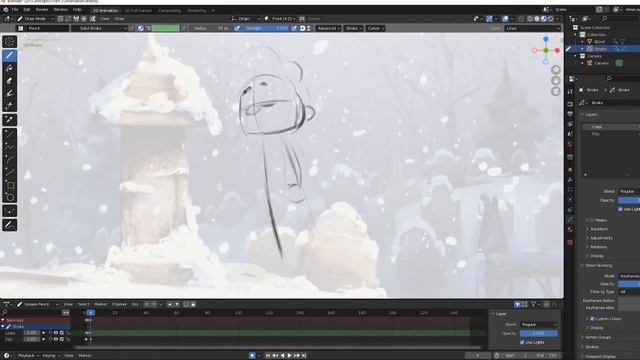 Blender's Animation Tools - Amazing For 2D Artists