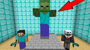 ПРО И ЧИТЕР ПРОТИВ ОГРОМНОГО ЗОМБИ МУТАНТА В МАЙНКРАФТ ! ПРО И ТРОЛЛИНГ ЛОВУШКА MINECRAFT МИНИ ИГРА