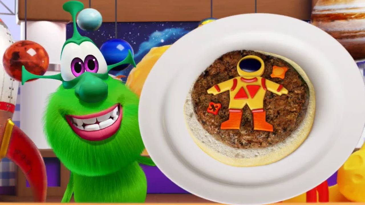 Шеф-повар Буба готовит космобургер | Мультфильм для детей смотреть онлайн