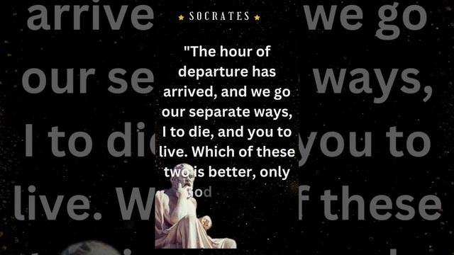 Socrates' Wisdom In 60 Seconds