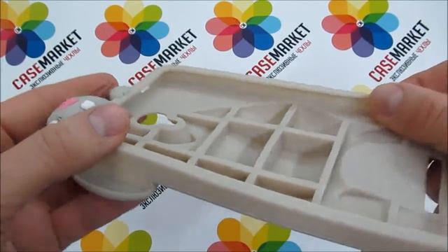 Объемный 3D силиконовый чехол для Xiaomi Redmi Note 2 Заяц серый смотреть онлайн