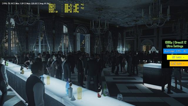 Radeon RX 580 vs Hitman DirectX 12 Ultra 1080p (i7-4790K) смотреть онлайн