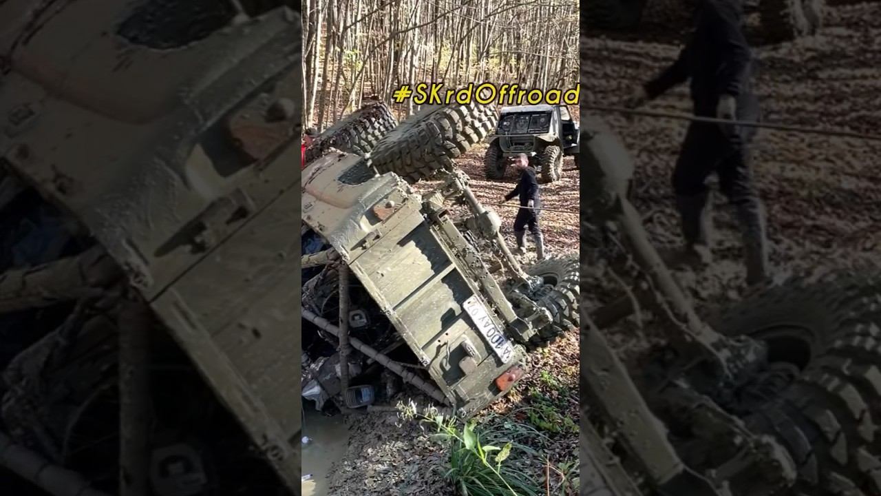 Зрелищный переворот из последнего видео! Смотрели? На сколько баллов оценим? #skrdoffroad #offroad смотреть онлайн