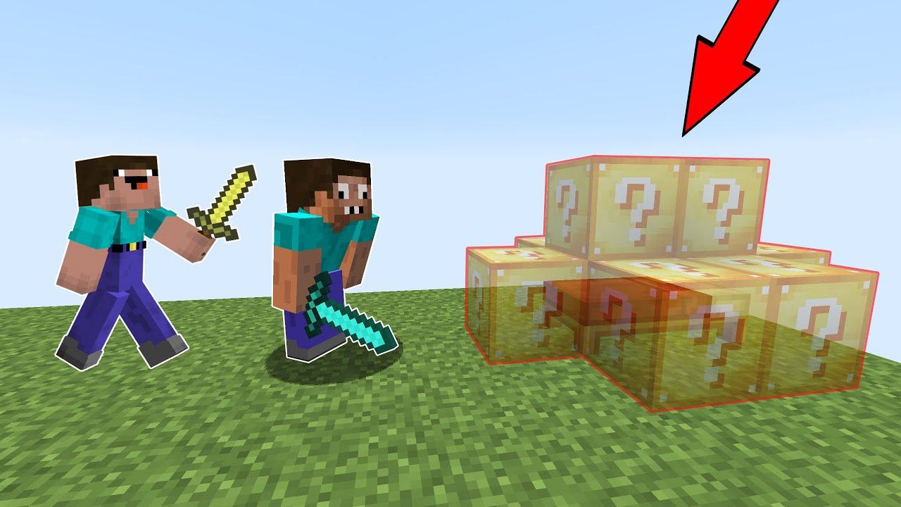 НУБ И ПРО ПРОТИВ ЗАЩИТА ИЗ ЛАКИ БЛОКОВ МАЙНКРАФТ БЕД ВАРС! КАК ВЫИГРАТЬ MINECRAFT ТРОЛЛИНГ МИНИ ИГРА смотреть онлайн