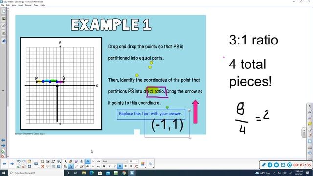 Partitioning A Line Segment Google Slides Activity Help Video смотреть онлайн